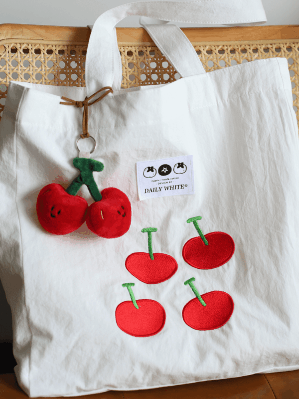 【🍒手工櫻桃包包】有內袋夾層 (複製)