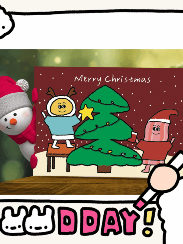 🎄Merry Christmas聖誕明信片