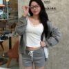 巨顯瘦長面膜短褲