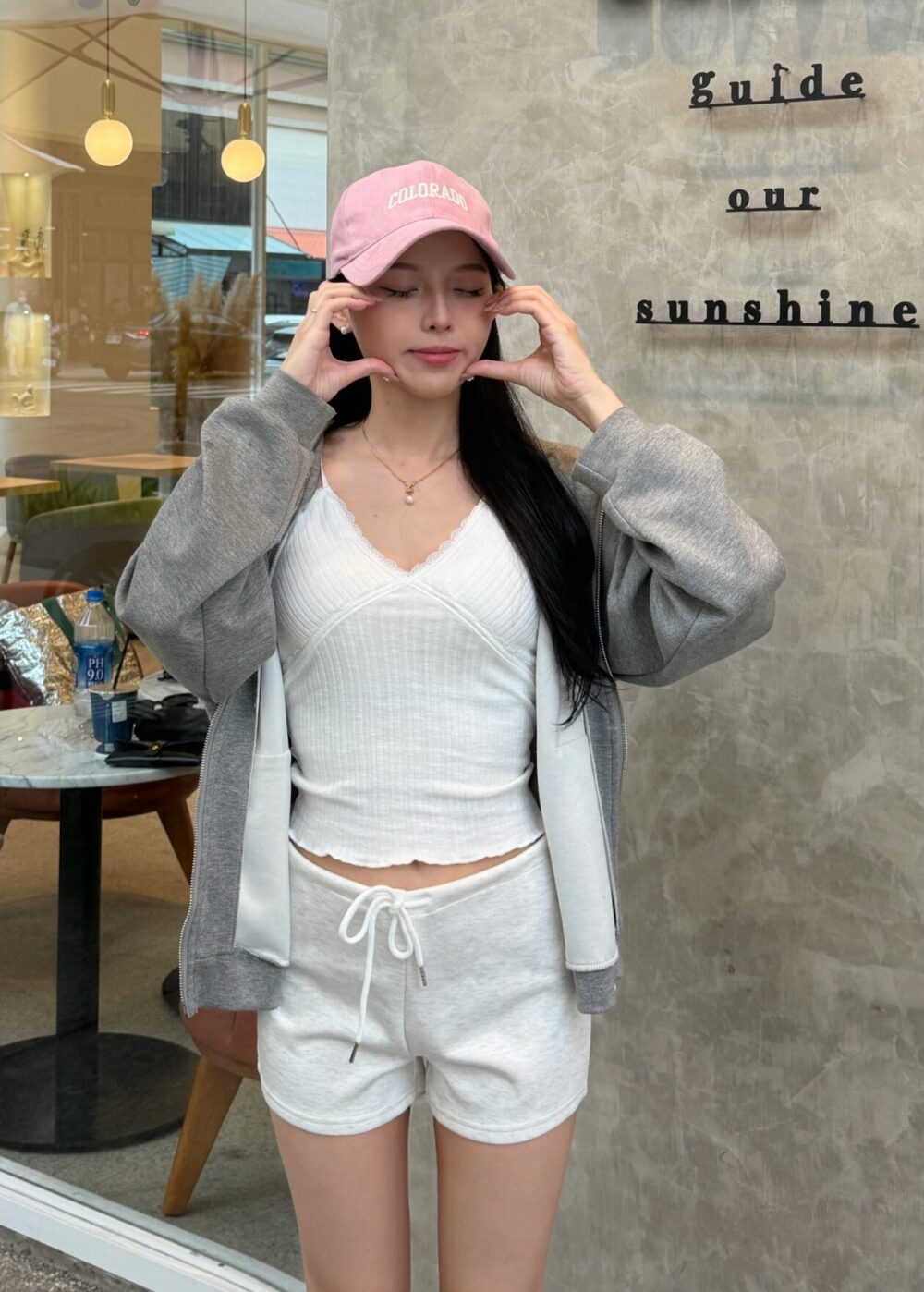 巨顯瘦長面膜短褲
