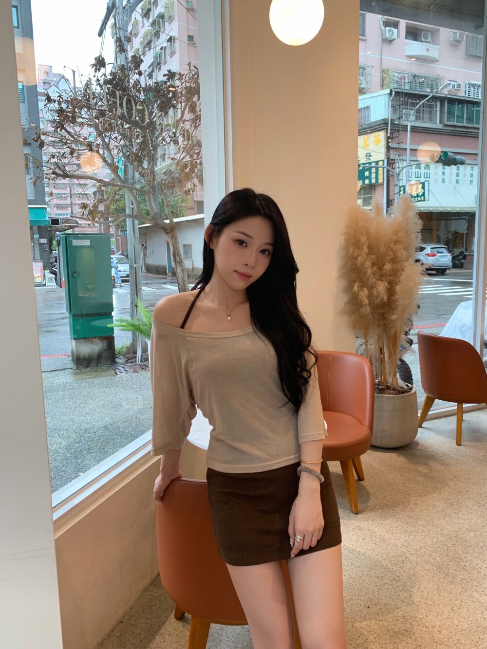 慵懶美女蕾絲三件套（含安全褲）