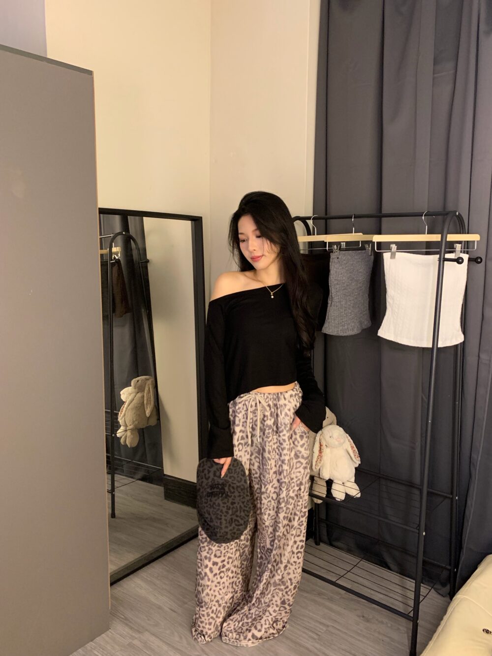 豹紋小姐套裝